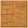 vidaXL Tavolo da Pranzo da Giardino 110x110x75cm Legno Massello Acacia