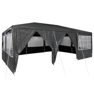 vidaXL Tenda Party 600 x 400 x 266 cm Antracite Polietilene
