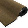 vidaXL Tappetino Altro Marrone e Nero 120 x 350 cm Poliammide e PVC