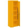 vidaXL Armadio con archiviazione 2 pcs Giallo senape 60 x 40 x 180 cm
