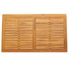 vidaXL Piano del tavolo Olio Naturale 120 x 70 x 2 cm