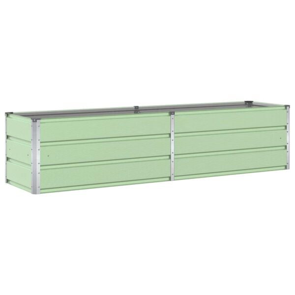 vidaXL Fioriera Verde Pastello 480 x 50 x 45 cm Acciaio zincato