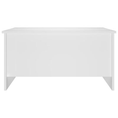 vidaXL Tavolino da Salotto Bianco 80x55,5x41,5 cm in Legno Multistrato