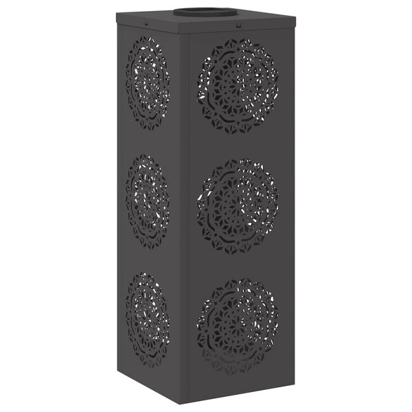 vidaXL Faro LED solare per sentieri 2 pcs Nero