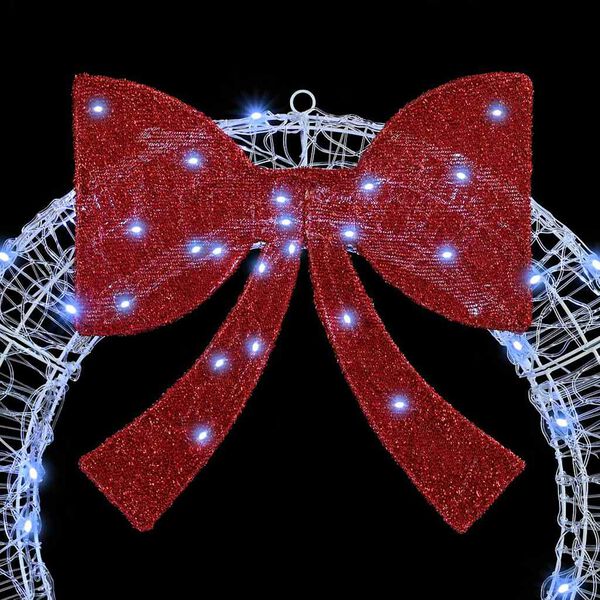 vidaXL Ghirlanda con 60 LED Bianco freddo 75 cm Acrilico