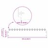 vidaXL Bordure per prato 30 pcs Ruggine 103 x 0,05 x 22 cm