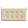 vidaXL Cuscino per Panca Beige 100x50x4 cm in Tessuto Oxford