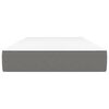 vidaXL Materasso a Molle Insacchettate Grigio Scuro 90x190x20 cm