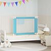 vidaXL Sponda Letto di Sicurezza per Bambini Blu 100x25 cm in Tessuto