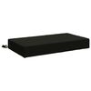 vidaXL Cuscino per schienale SOEST 100% Poliestere Nero