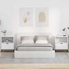 vidaXL Armadio da Notte 2 pcs Bianco 49 x 36 x 61 cm Legno multistrato