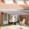 vidaXL Tenda Retrattile Grigio chiaro 400 &times; 300 cm