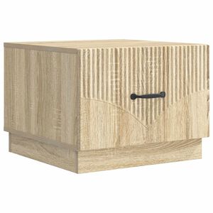 vidaXL Tavolino da salotto con cassetto Rovere Sonoma 49 x 50 x 37 cm