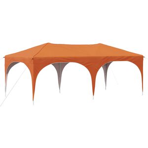 vidaXL Tenda per feste a pop-up 575 x 288 x 245 cm Arancione