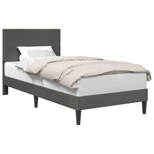 vidaXL Struttura del letto Grigio Scuro 90 x 200 cm Tessuto in Cords