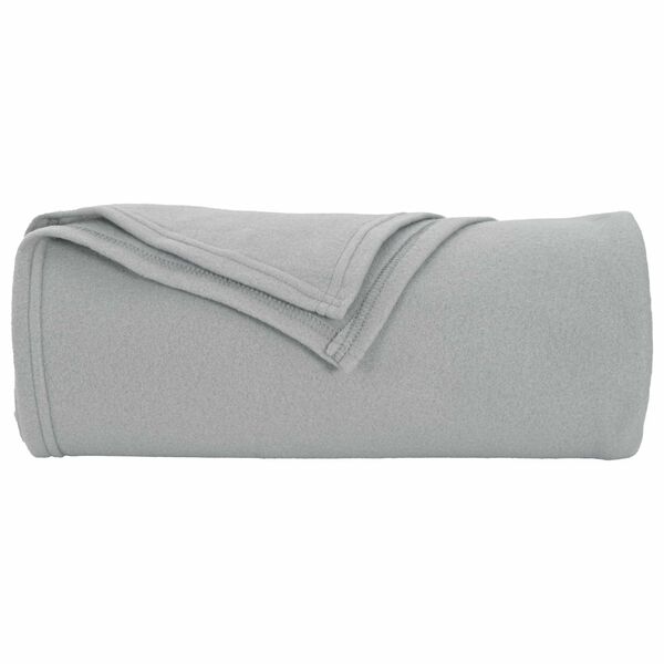 vidaXL Coperta Grigio 240 x 220 cm Panno
