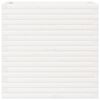 vidaXL Fioriera da Giardino Bianca 70x40x68,5cm Legno Massello di Pino
