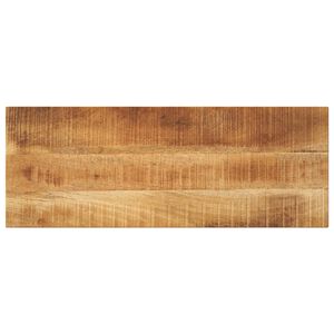 vidaXL Piano per Tavolo 90x30x3,8 cm Rettangolare Legno Mango Grezzo
