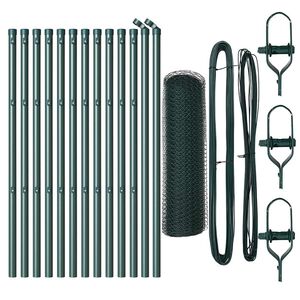 vidaXL Palo della recinzione Verde