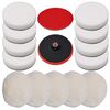 vidaXL Set Dischi di Lucidatura 14 pz 180 mm