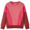 Felpa da Bambino Color Block Rosa e Henn&eacute; 92