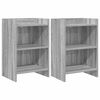 vidaXL Comodini 2 pcs Sonoma grigio 40 x 30 x 60 cm