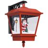 vidaXL Lampada Natalizia da Parete LED e Babbo Natale Rossa 40x27x45cm