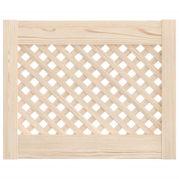 vidaXL Ante con Design a Reticolo 2 pz 49,5x39,5 cm in Legno di Pino