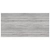 vidaXL Mensole Parete 4pz Grigio Sonoma 100x50x1,5cm Legno Multistrato