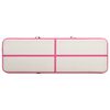 vidaXL Tappetino Ginnastica Gonfiabile con Pompa 300x100x20cm PVC Rosa