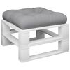 vidaXL Cuscino per Pallet Grigio 60x60x12 cm in Tessuto