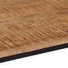 vidaXL Tavolo Consolle 80x30x74 cm in Legno Massello di Mango e Ferro