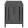 vidaXL Contenitore Giardino Grigio 108x42,5x54 cm Legno Massello Pino