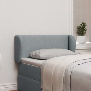 vidaXL Orecchia della Testata Grigio chiaro 40 x 23 x 6 cm Tessuto