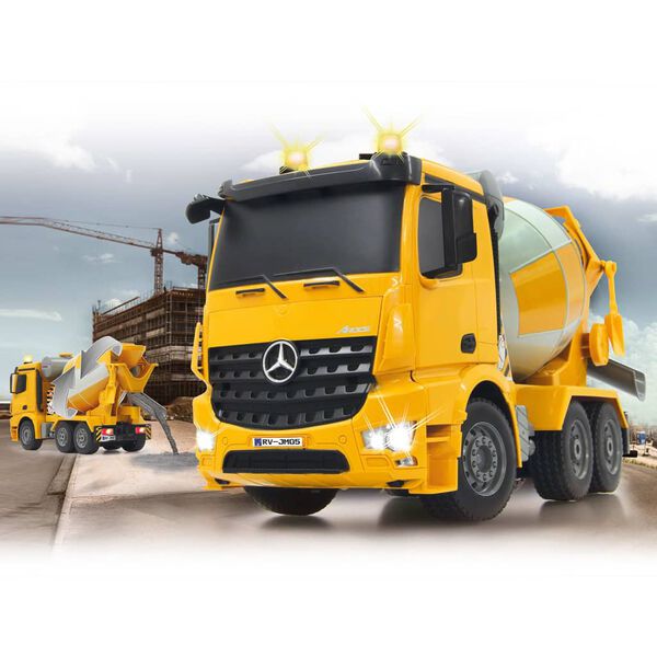 JAMARA Betoniera RC Mercedes-Benz Arocs 1:20 Gialla