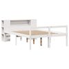 vidaXL Letto Libreria senza Materasso Bianco 120x200 cm Legno di Pino