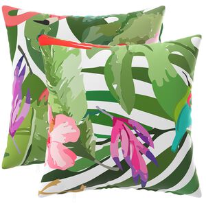 vidaXL Federa 2 pcs HEERLEN Multicolore 30 x 30 cm Poliestere