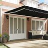 vidaXL Tenda Retrattile Nero 600 &times; 300 cm Poliestere e Alluminio