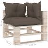 vidaXL Set Divani da Giardino Pallet 6 pz con Cuscini in Legno di Pino
