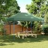 vidaXL Tenda da Festa Pieghevole Pop-Up Verde 410x279x315 cm