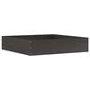 vidaXL Bordura per Prato 60 x 60 x 13 cm Acciaio Nero