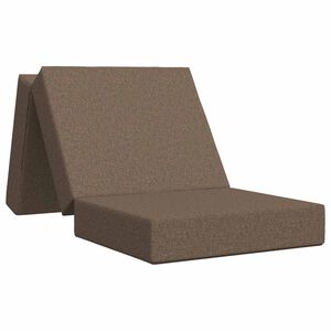 vidaXL Divano Letto Pieghevole 75 x 63 x 45 cm Tortora