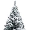 vidaXL Albero di Natale artificiale con 150 LED Verde 120 cm