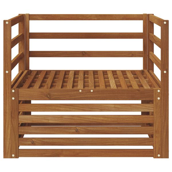 vidaXL 2 Pezzo Divano con Braccioli Naturale