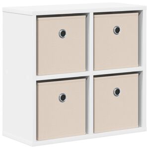 vidaXL Credenza con cassetto Bianco 49,5 x 22 x 47 cm