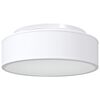 vidaXL Lampada da soffitto Bianco 38 x 38 x 13,5 cm Tessuto