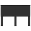 vidaXL Testiera Rovere Nero 160 cm Legno multistrato