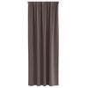 vidaXL Tende Blackout con Anelli 2 pcs Marrone Scuro 245 x 140 cm