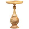 vidaXL Tavolino Rotondo 43x43x66 cm in Legno Massello di Mango