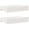 vidaXL Cassettoni da Letto 2 pz Bianchi 80x55x17 cm in Legno di Pino